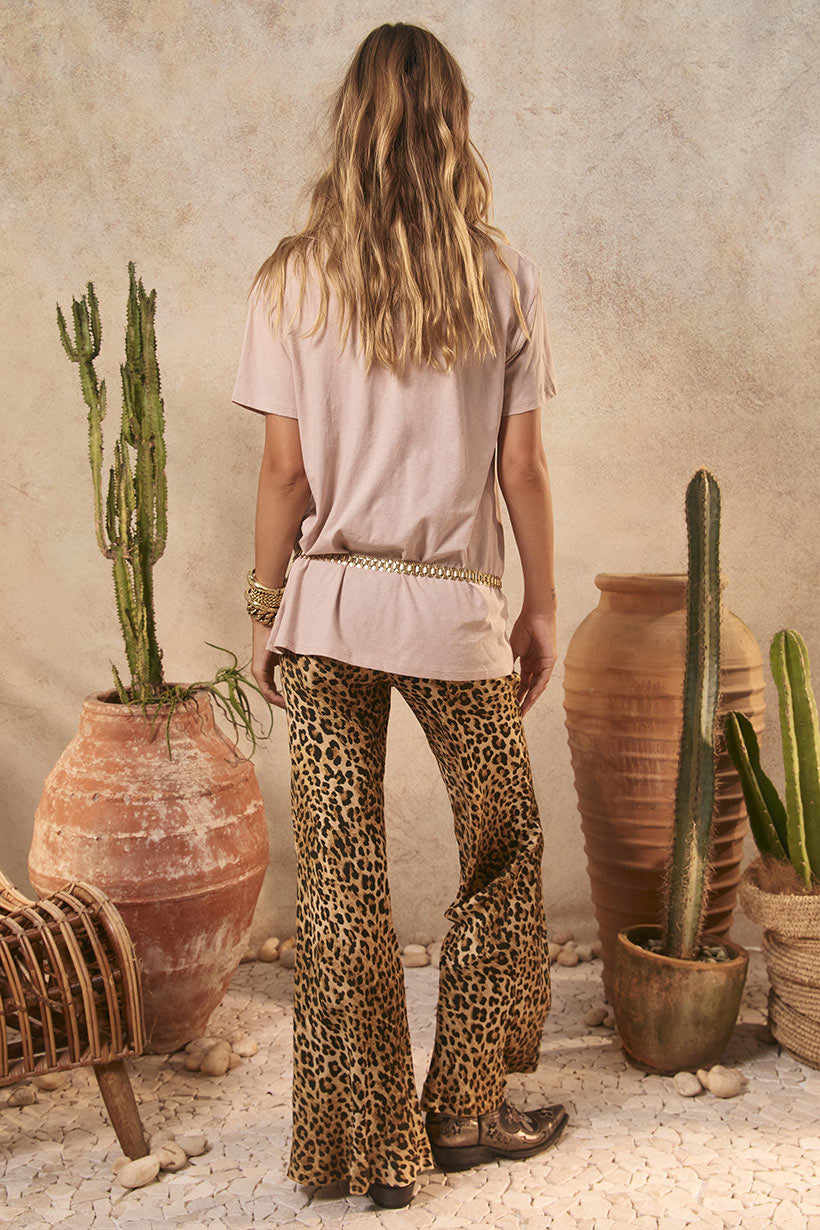 Spell - Samantha Bias Pant - Vintage Leopard