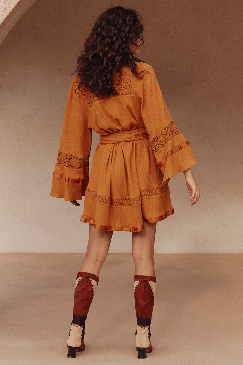 Spell - Serenade Tunic Dress - Marigold