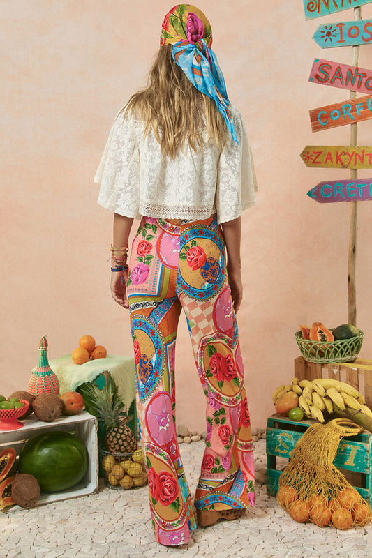 Spell - Aphrodite Bias Pant - Rose