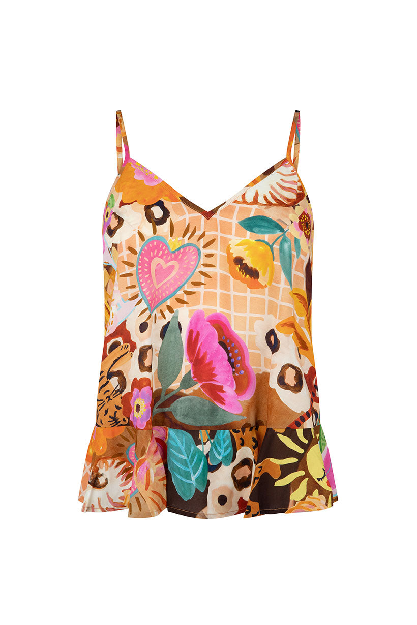 Spell - Birth of Venus Cami - Caramel