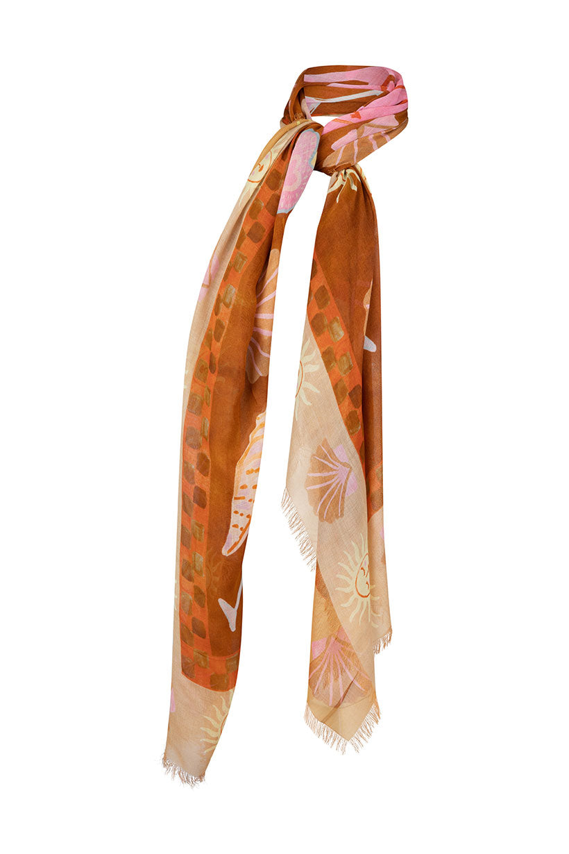 Spell - Birth of Venus Sarong - Caramel