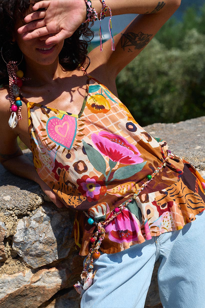 Spell - Birth of Venus Cami - Caramel
