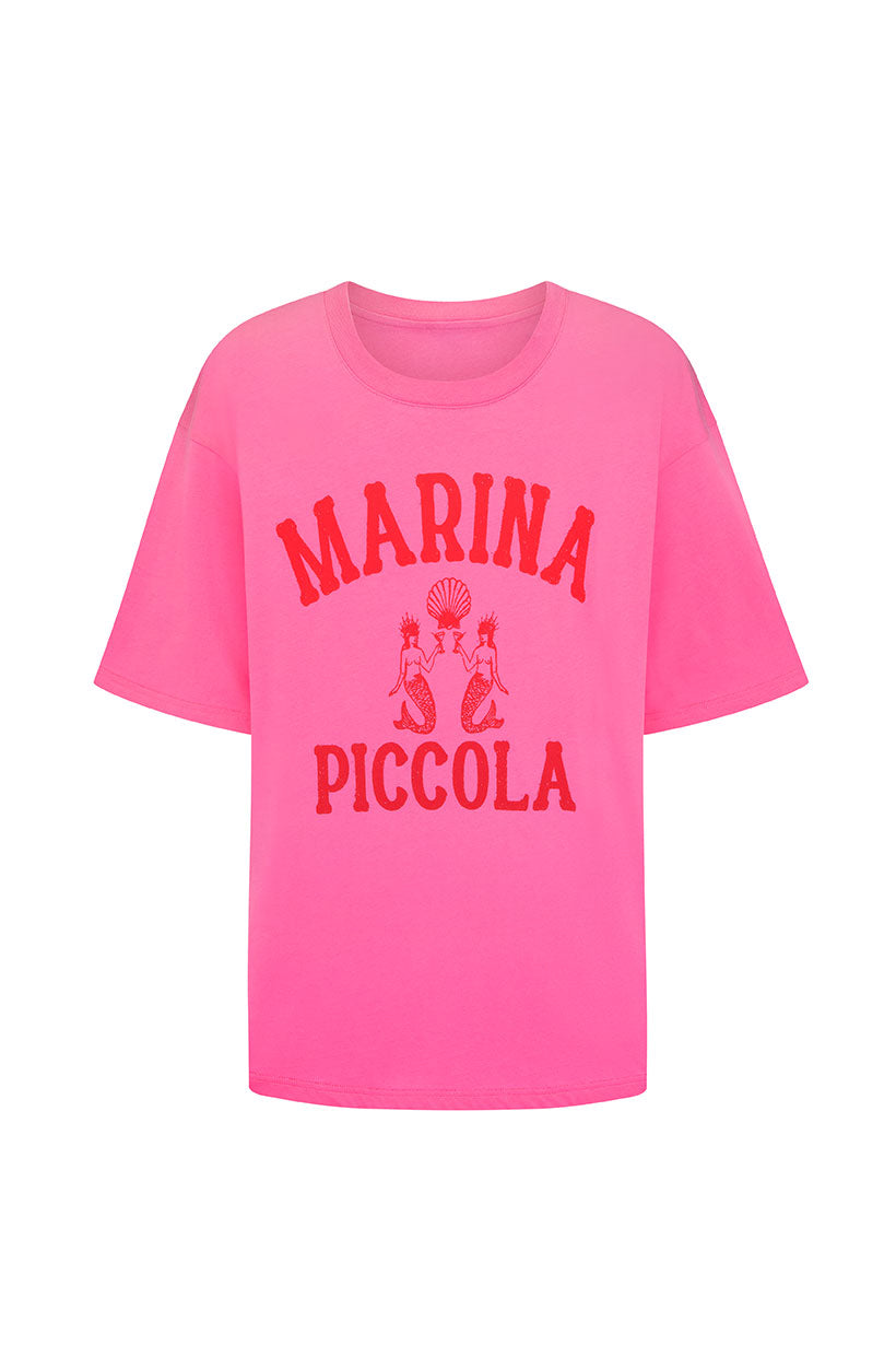 Spell - Marina Piccola Oversized Biker Tee - Cosmos