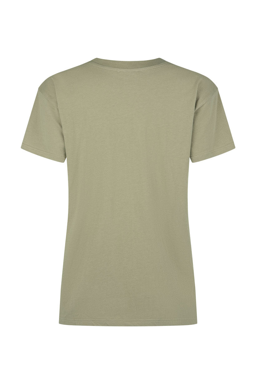 Spell - Mermaid Truckstop Biker Tee - Khaki