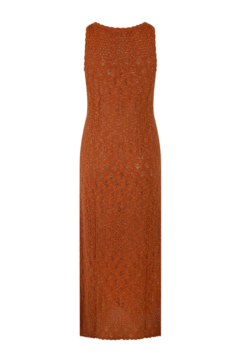 Spell - Rhodes Knit Maxi Dress - Cinnamon