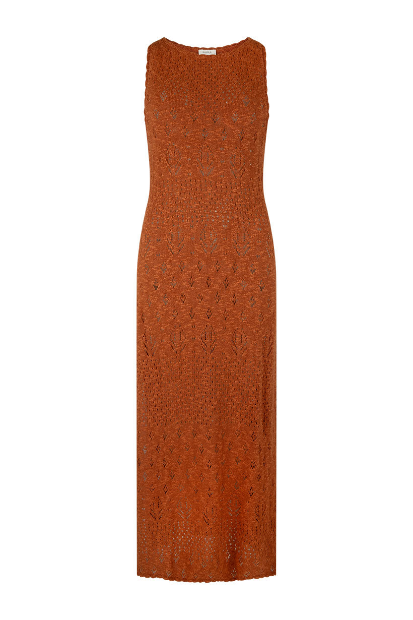 Spell - Rhodes Knit Maxi Dress - Cinnamon