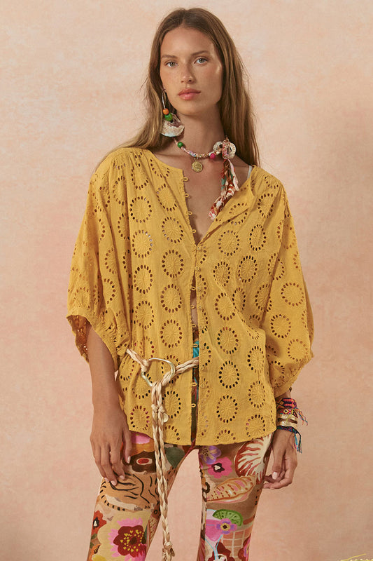 Spell - Yaya Lace Blouse - Golden Sun