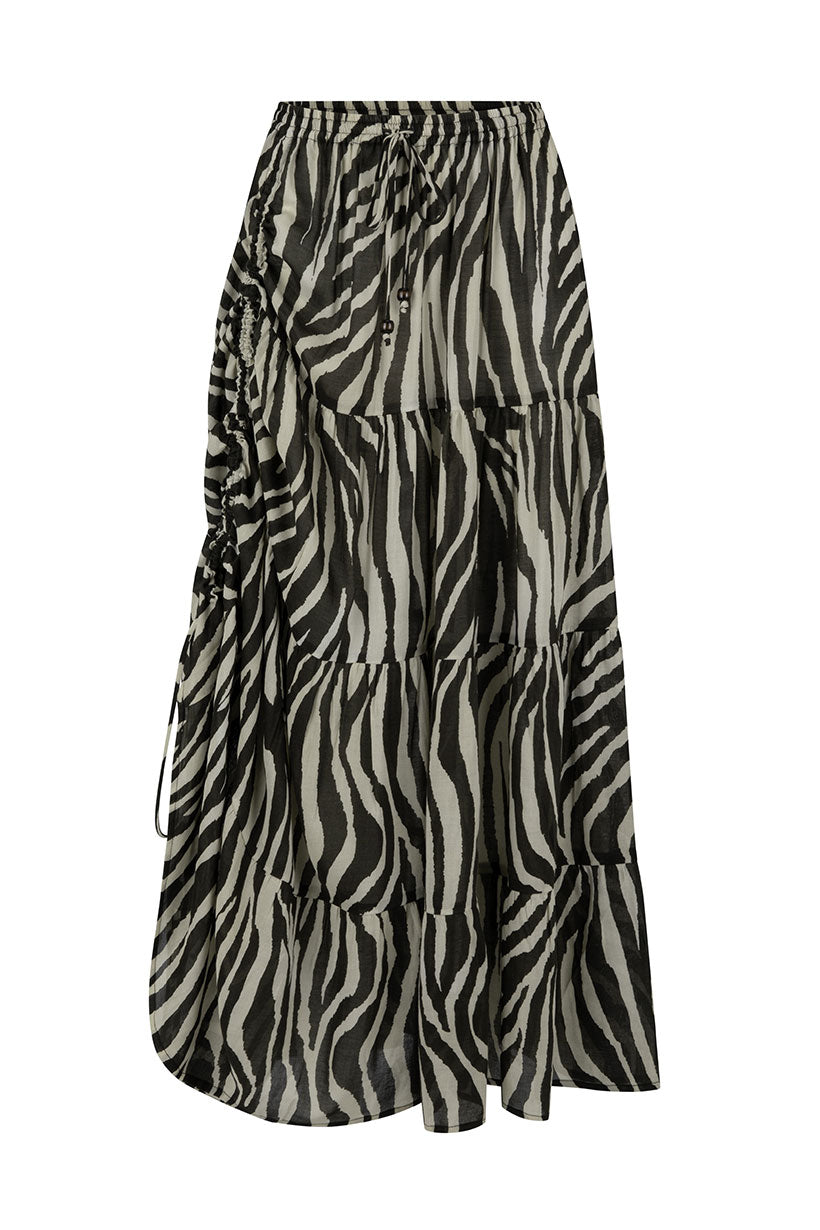 Spell - Zevra Peasant Skirt - Washed Charcoal