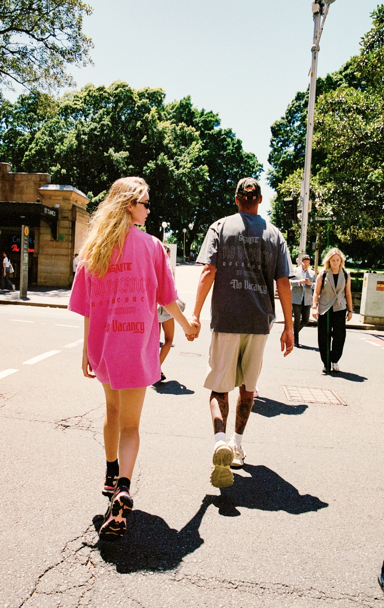 SSAINT Apparel - No Vacancy Tee - Charcoal Acid Wash