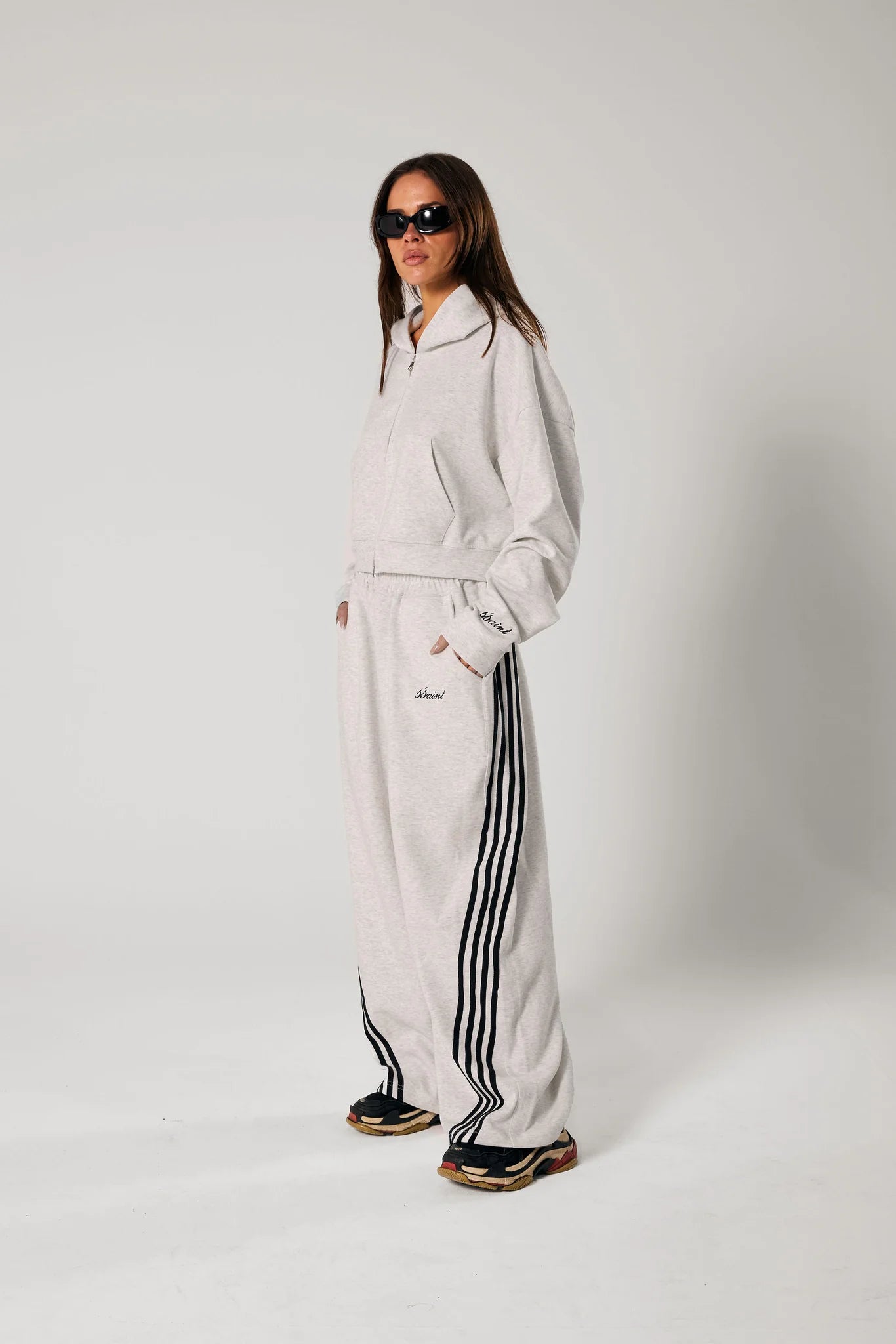Ssaint - Barrel Pants - Grey