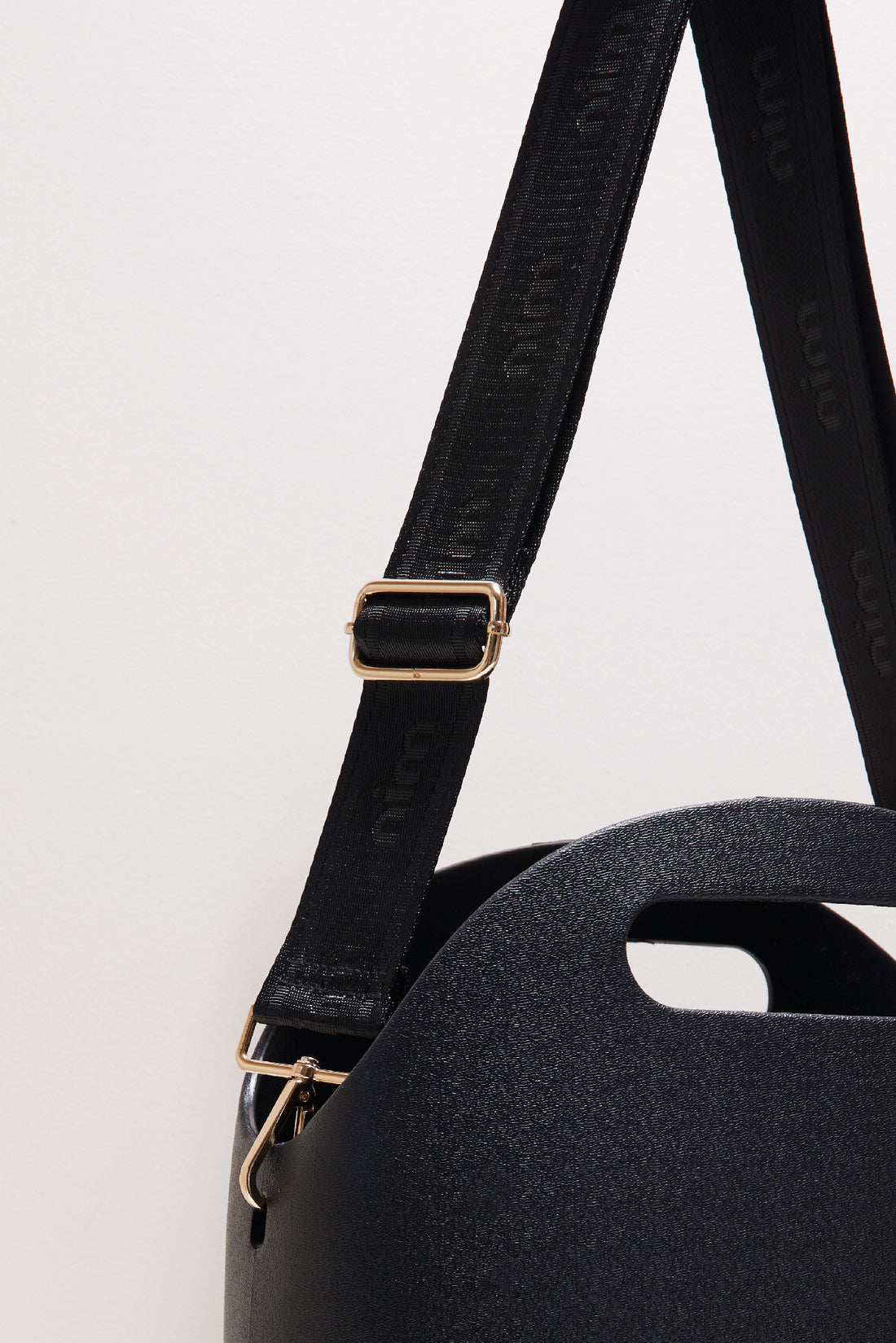 Nim The Label - Shoulder Strap - Black Mono - Gold or Silver