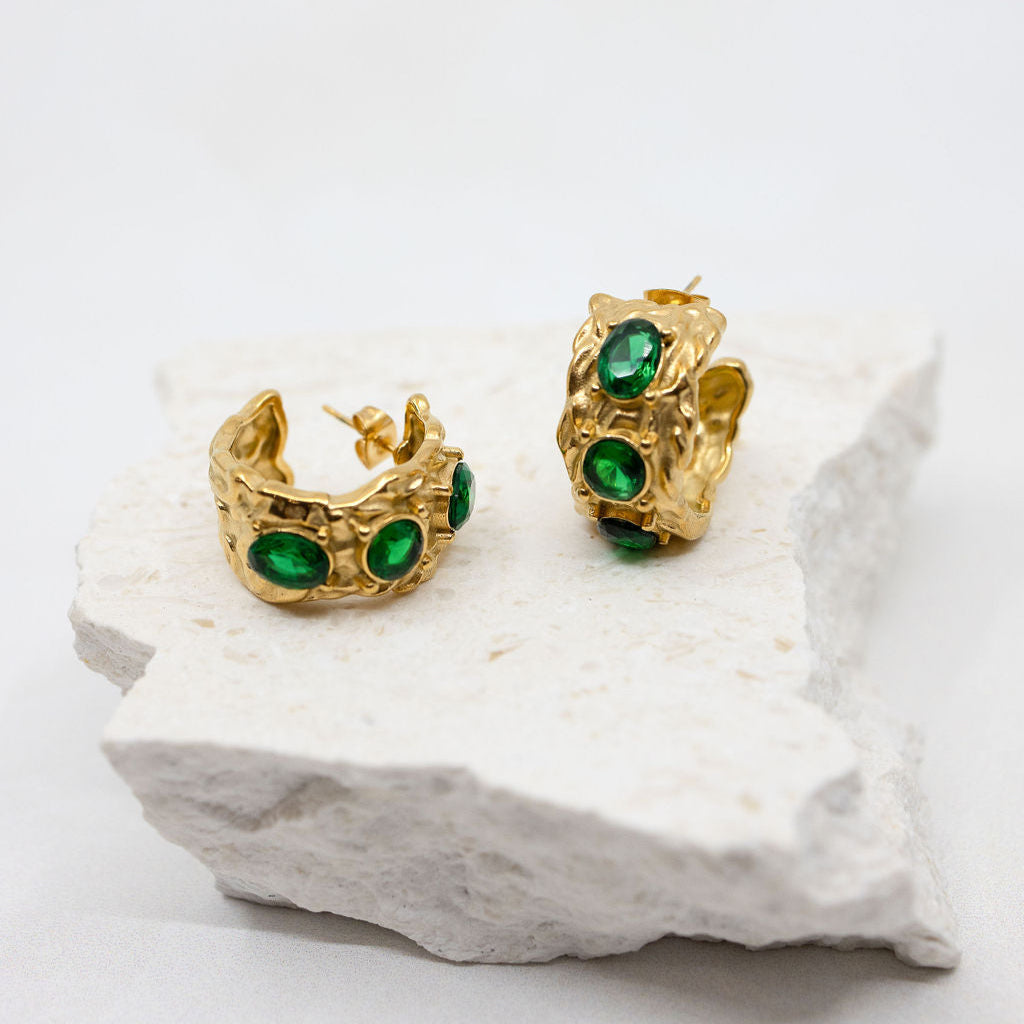 Sun Soul - El Tesoro Earring - Green