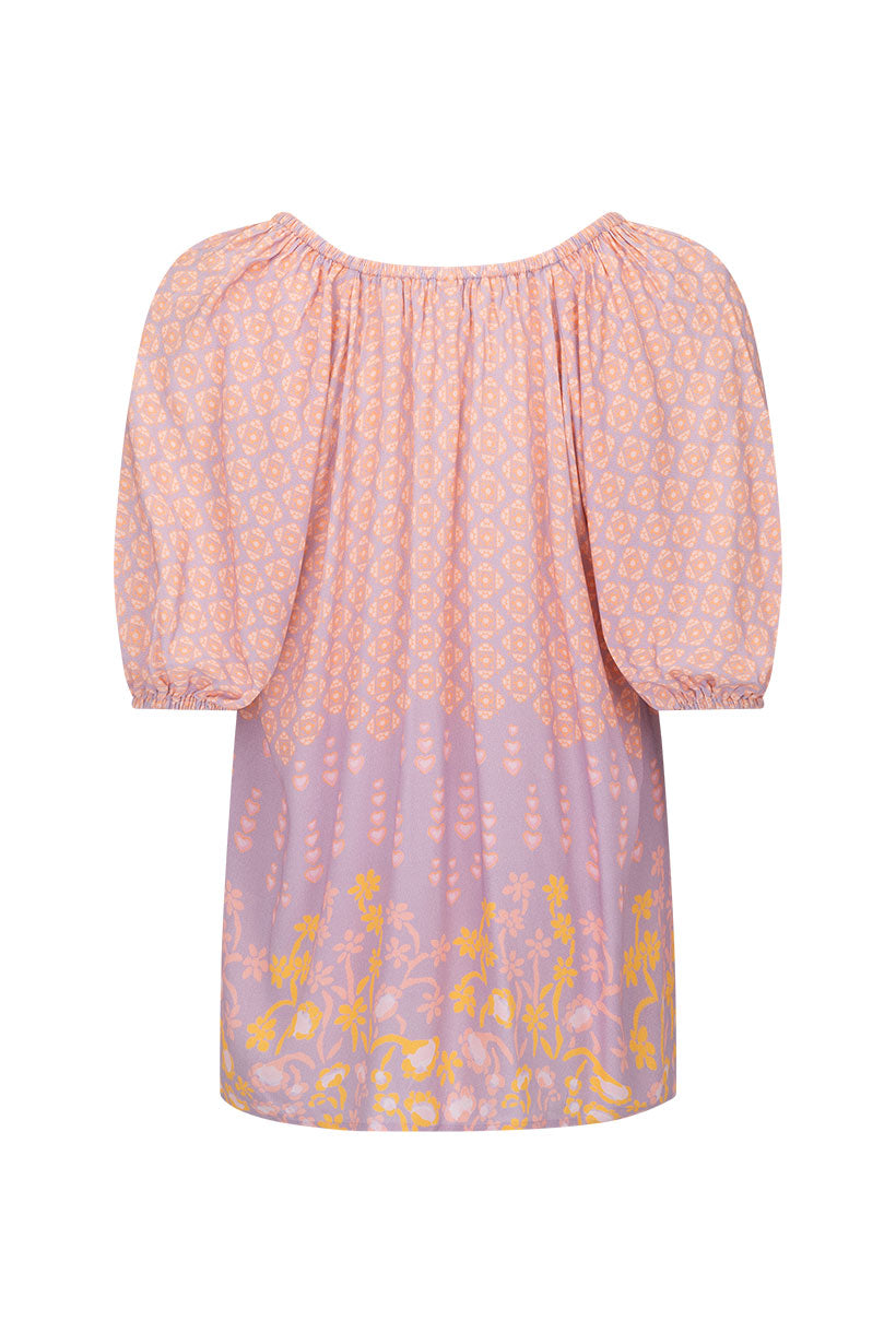 Spell - Sweet Nothings Short Sleeve Blouse - Sugar Plum