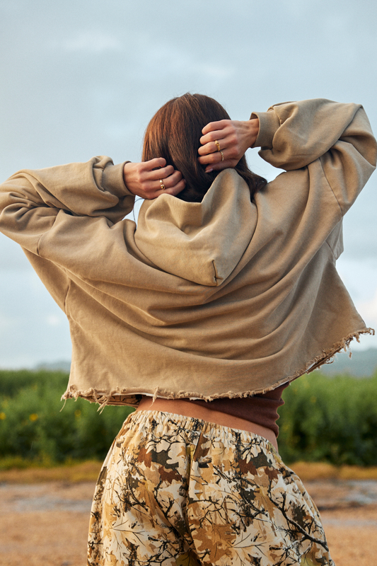 Sabbi - THE TREES COMPANY - CROP HOODIE