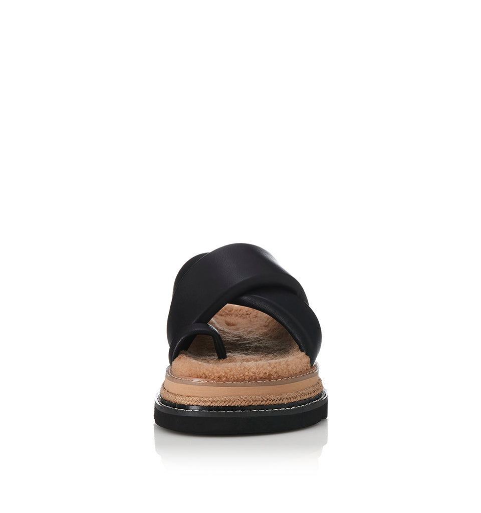 Alias Mae - Venga - Black Leather / Shearling