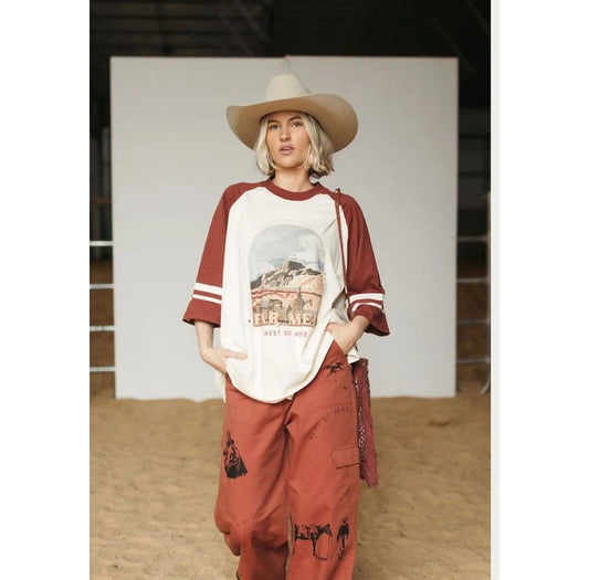 FARMER By Whitney - West of Here Raglan Tee