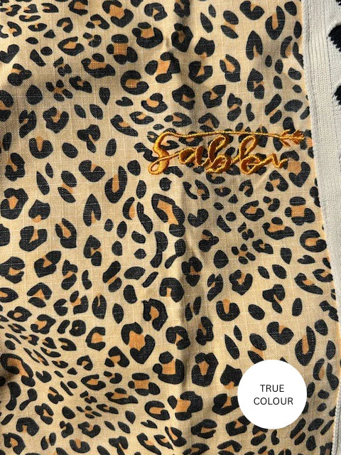 Sabbi - The Heart Breaker Jorts - Leopard Print