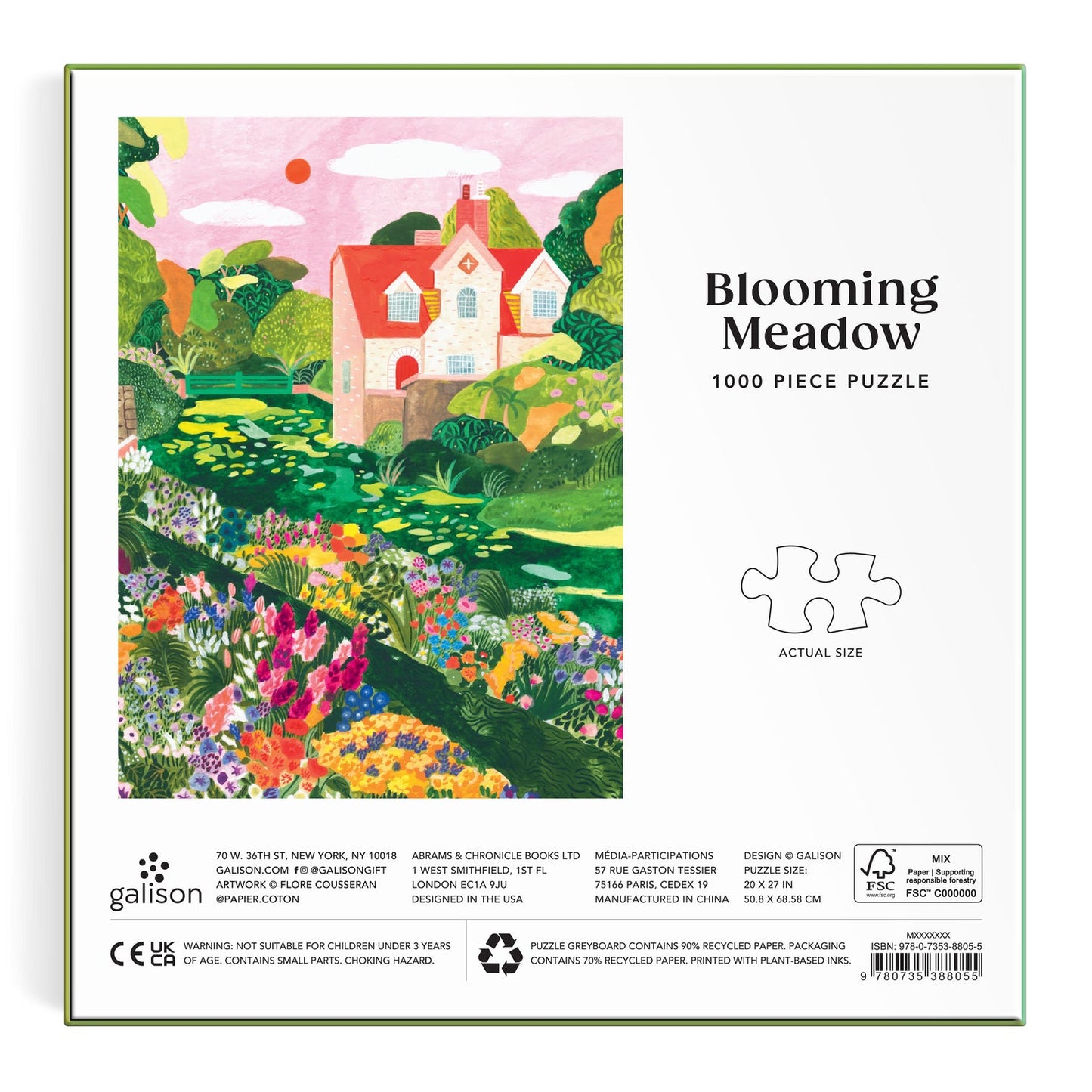Galison - Blooming Meadow - 1000pc Puzzle
