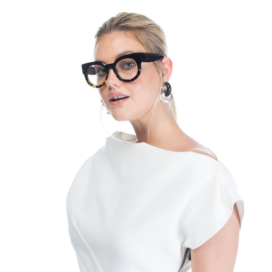 Valley Eyewear - A Dead Coffin Club - Black to Tort