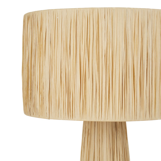 Amalfi - Raffia Look Floor Lamp