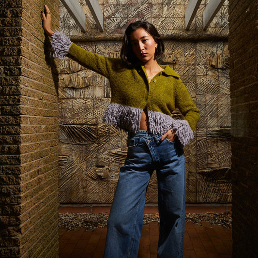 Sage X Clare - Thalia Cardigan - Juniper