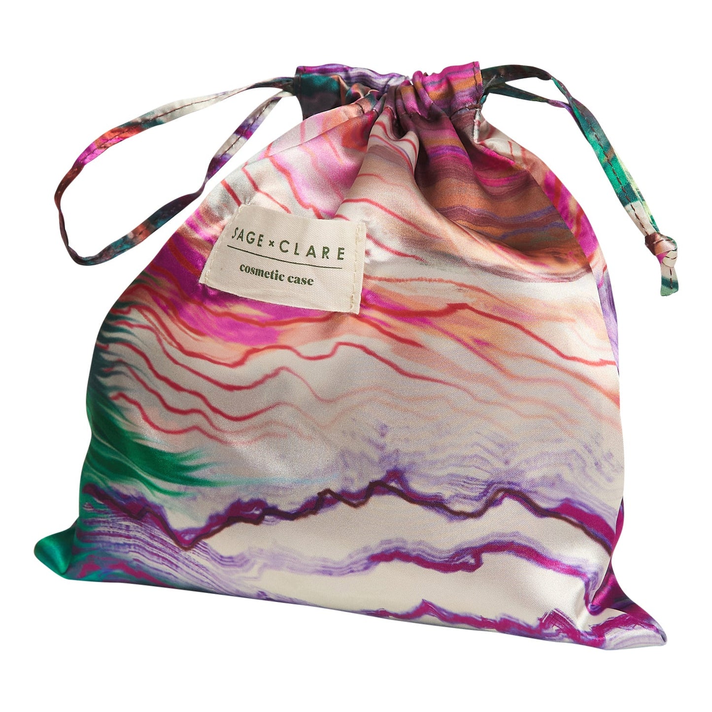 Sage X Clare - Aneta Cosmetic Pouch - Rosewood