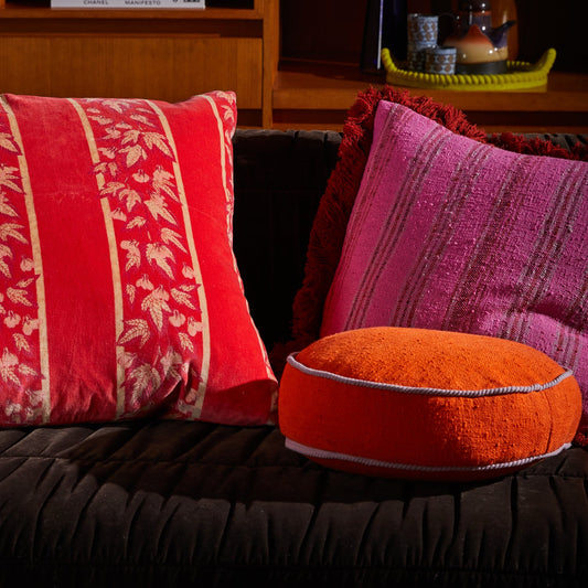 Sage X Clare - Dana Round Cushion - Orangerie