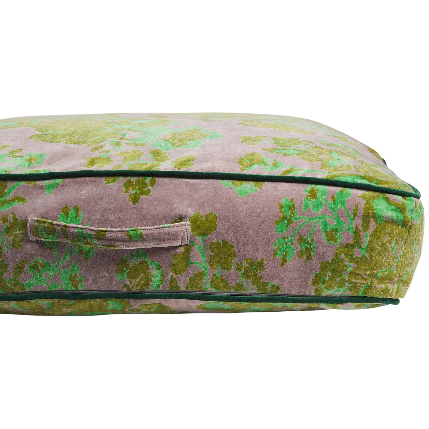 Sage X Clare - Hazel Velvet Floor Cushion - Mink Grey