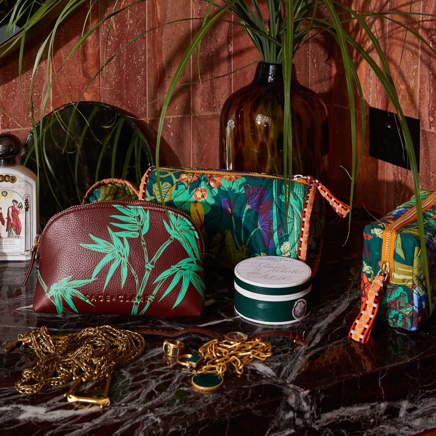 Sage X Clare - Babette Makeup Bag