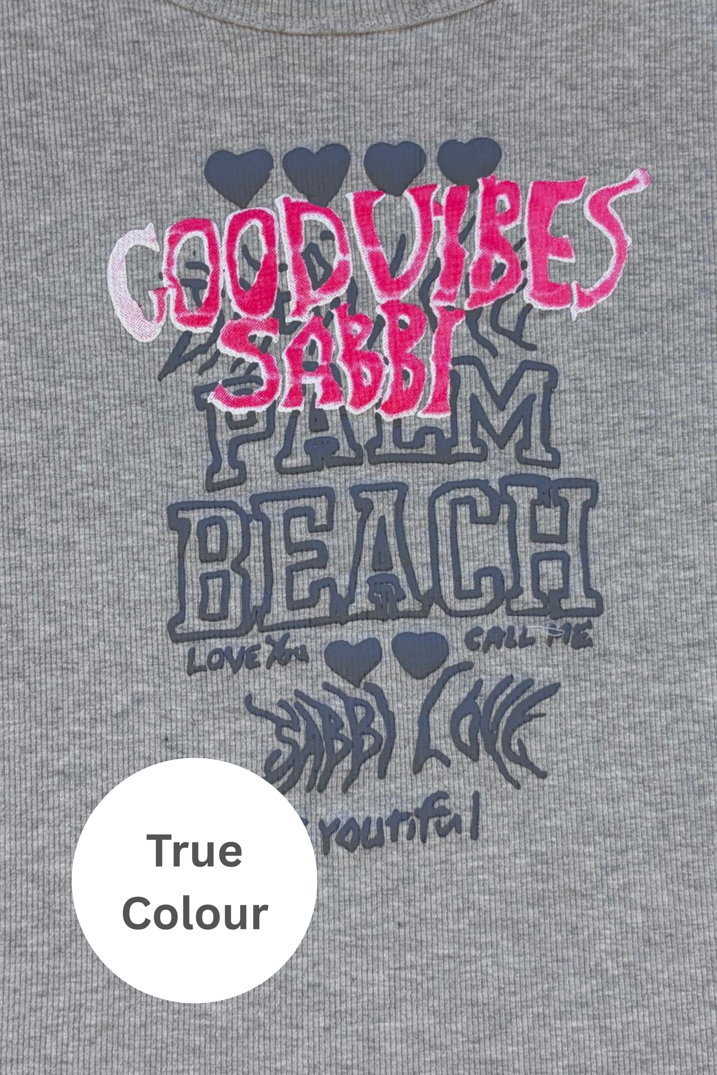 Sabbi - The Be Happy Tank - Grey