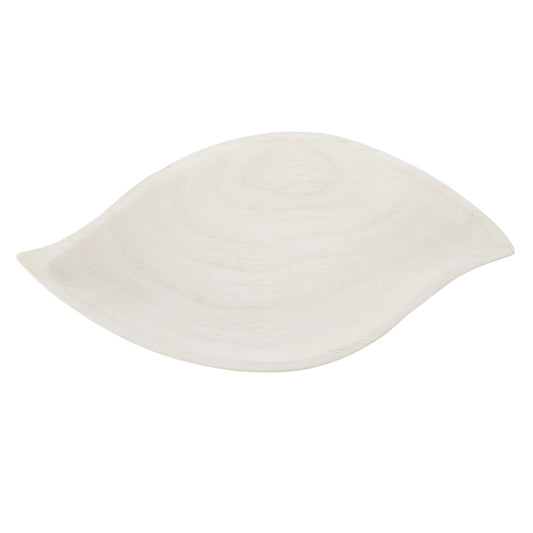 Amalfi - Picton Timber Leaf Tray - White