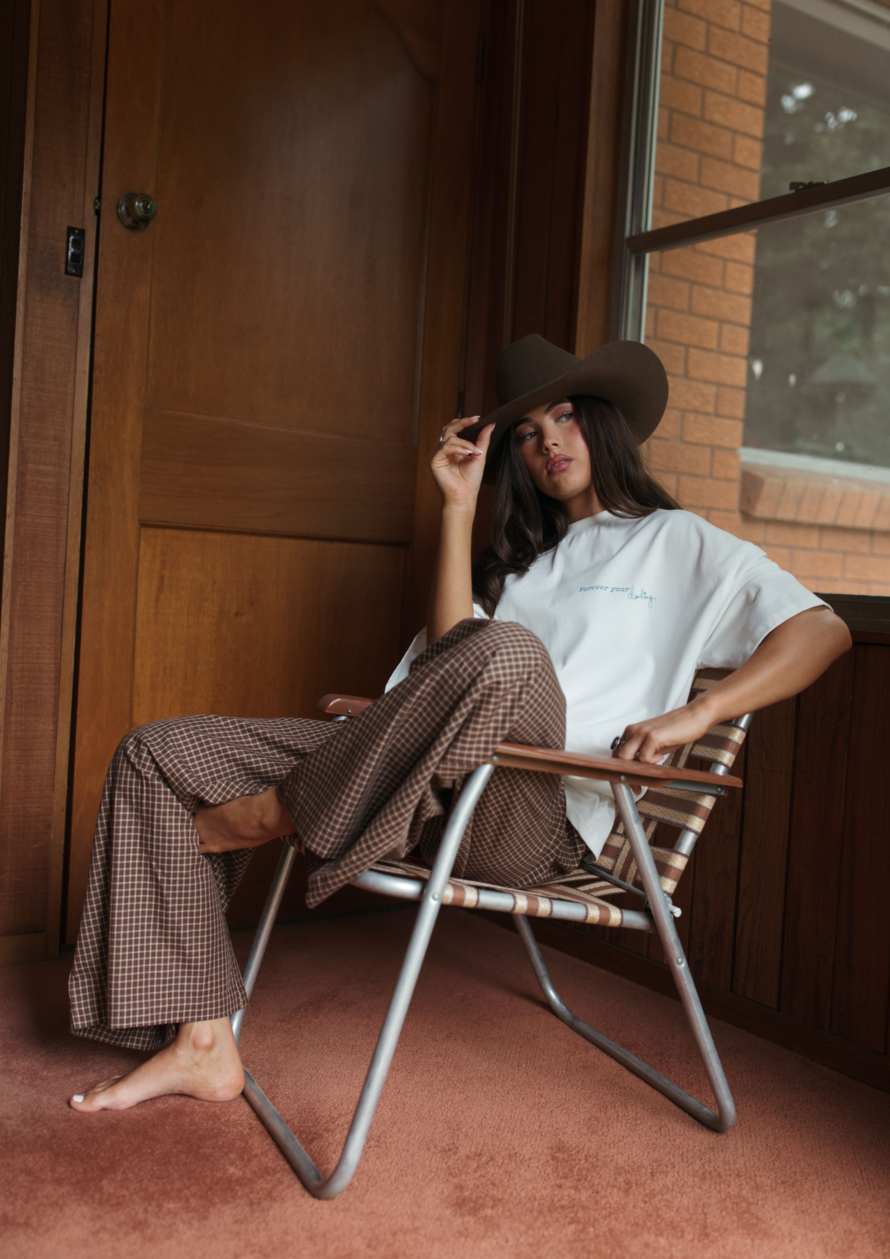FAR MER By Whitney - Cocky Plaid Box Pant
