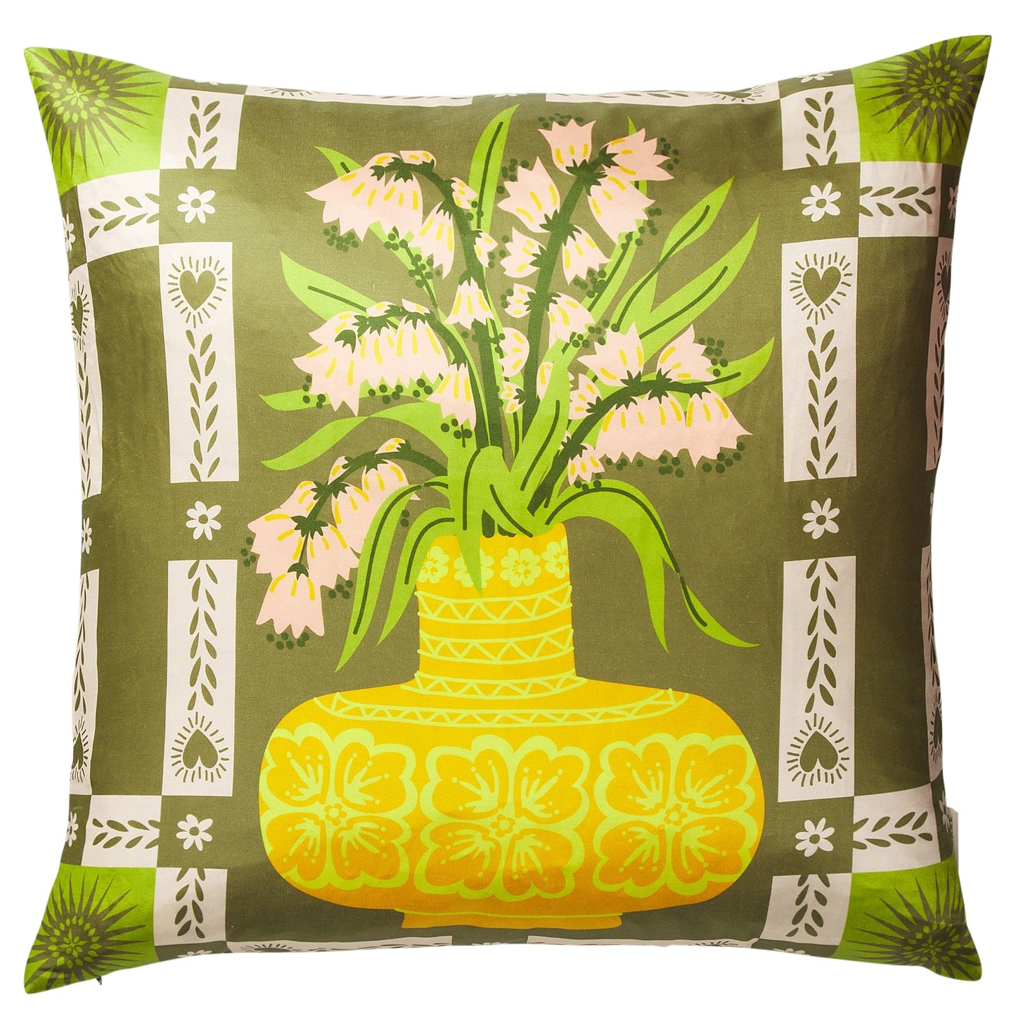 Sage X Clare - Cleo Cushion - Moss