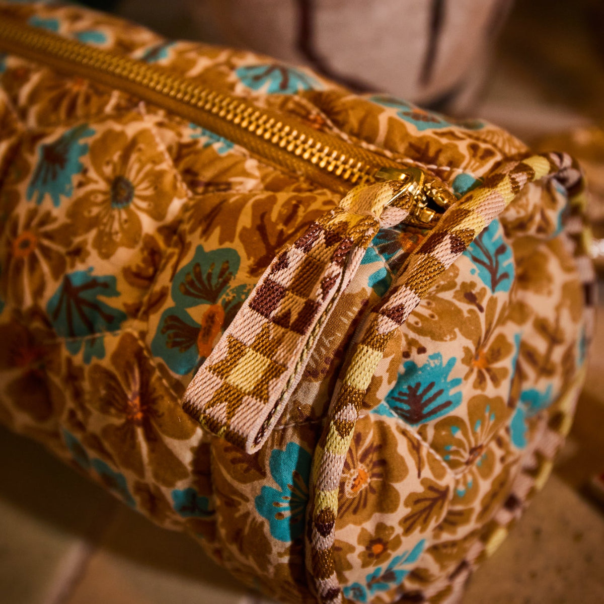 Sage X Clare - Magnolia Makeup Bag - Turquoise