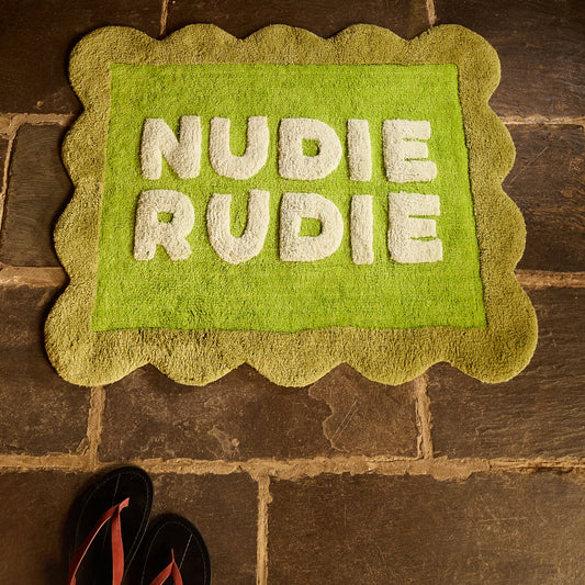 Sage X Clare - Romy Nudie Bath Mat - Cactus Green