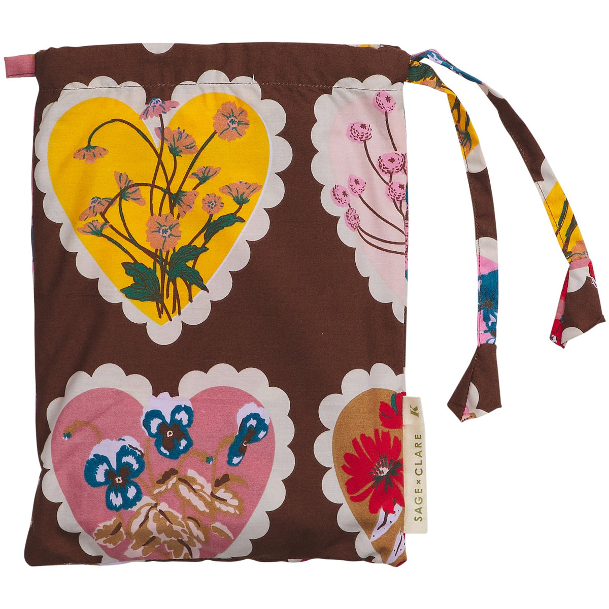 Sage X Clare - Loretta Cotton Pillowcase Set - Umber