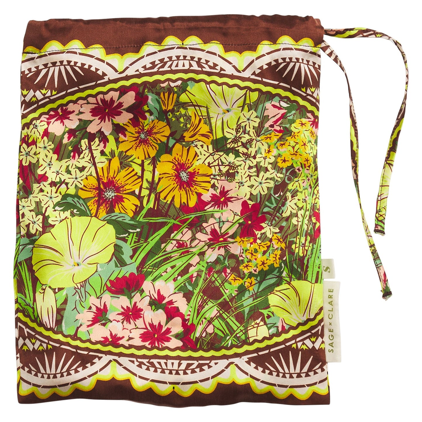Sage X Clare - Ramona Silk Pillowcase - Umber