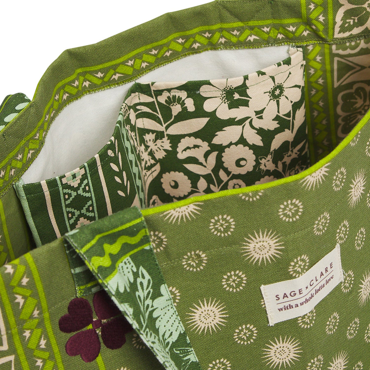 Sage X Clare - Odessa Tote Bag - Moss