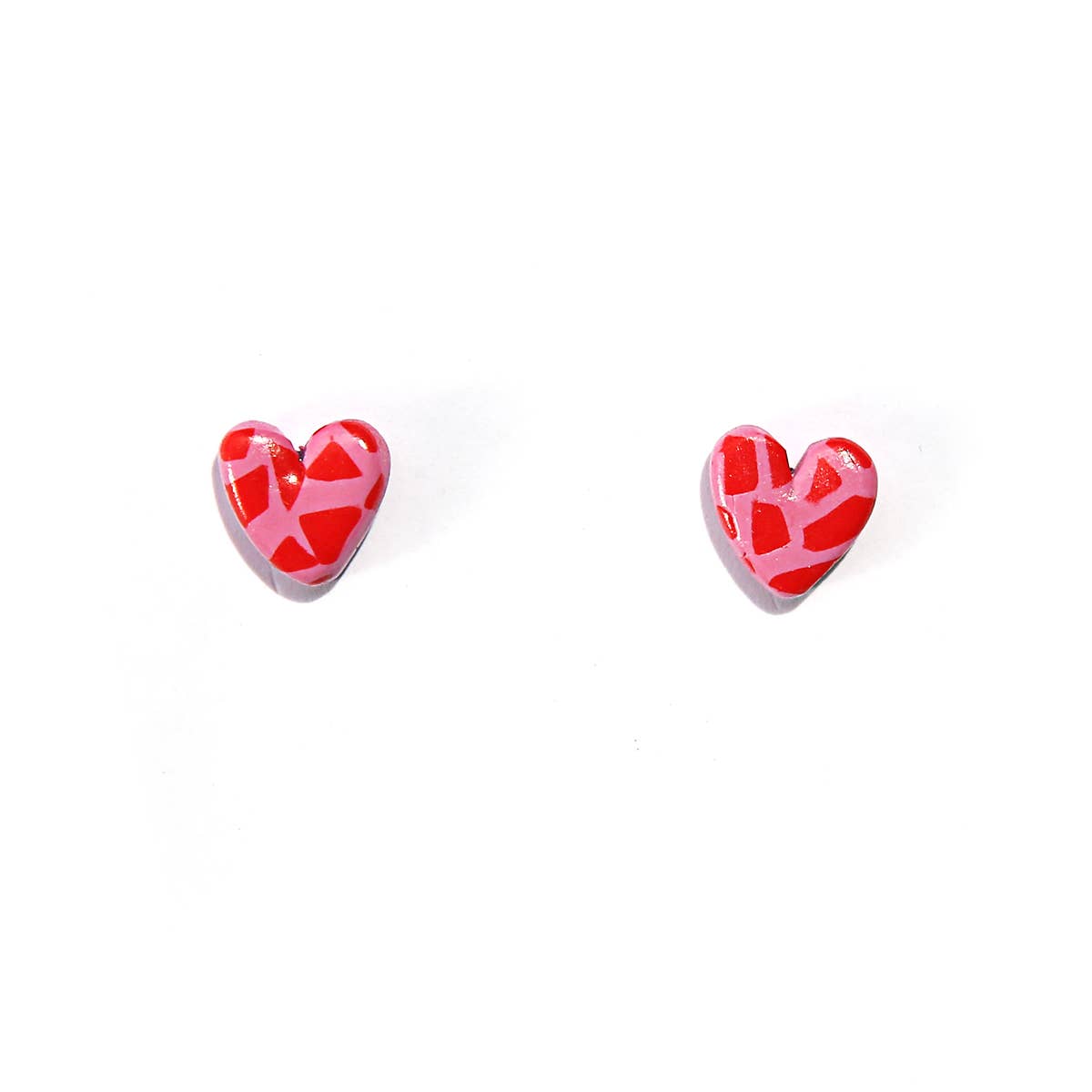 Kingston - Terrazzo Heart Studs