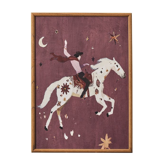 CTC - Cowboy Frame Print - Glass