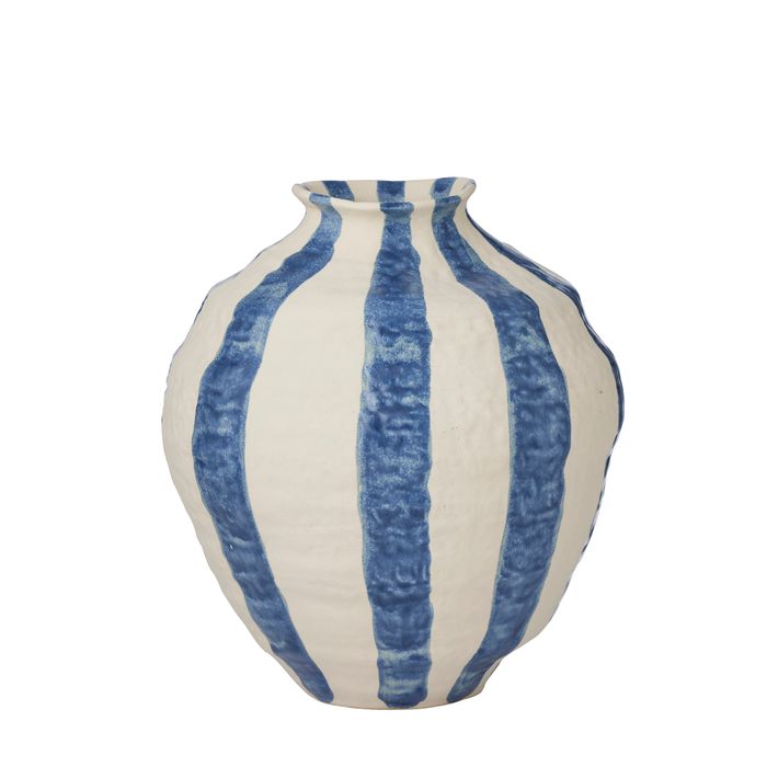 CTC - Rayas Ceramic Vase - Dark Denim