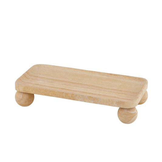 CTC - Uma Sandstone Footed Tray