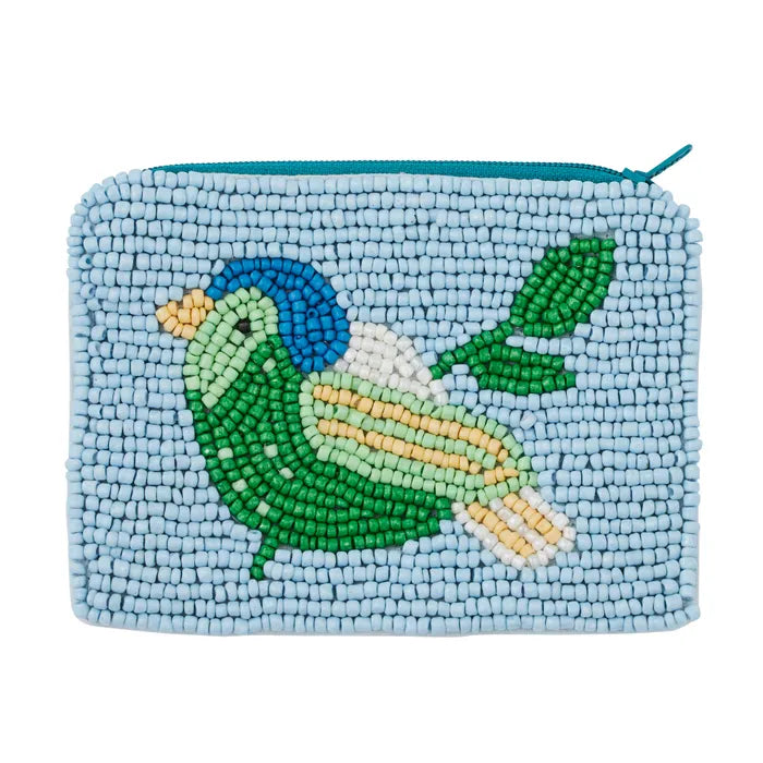 CTC - Bluebell Beaded Pouch
