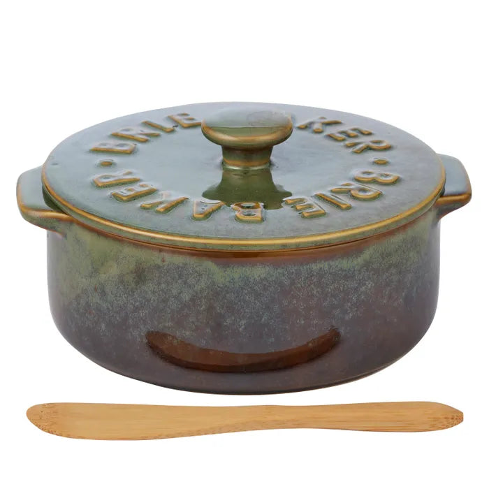 CTC - Ceramic Brie Baker - Olive