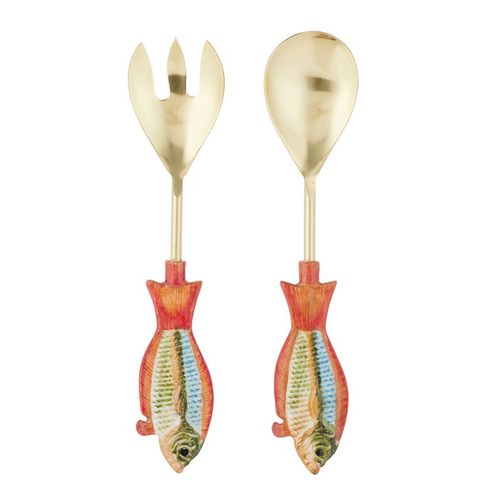 CTC - Rex Fish S/2 Stainless Steal Servers