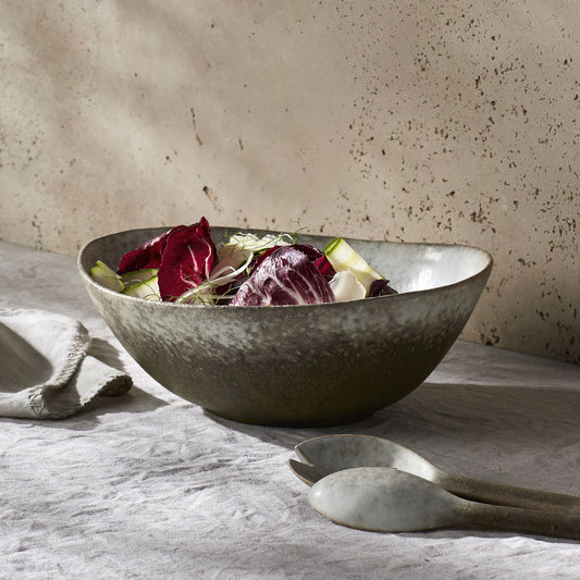 Grand Designs - Dusk Stoneware Deep Oval Bowl