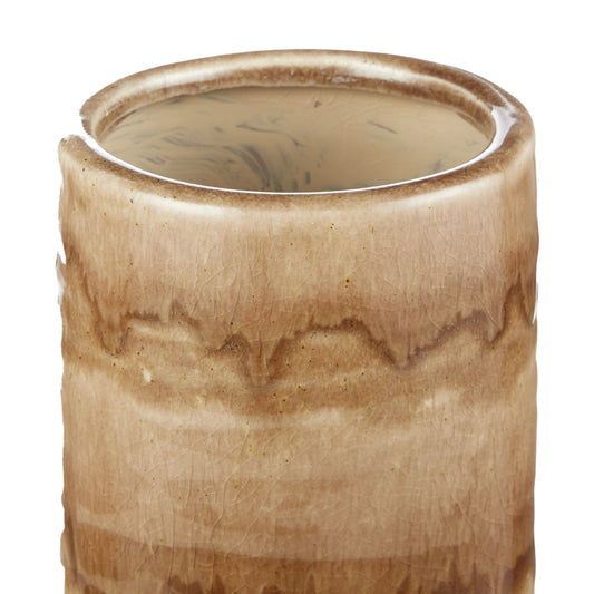 Academy - Nolan Ceramic Vase - Brown