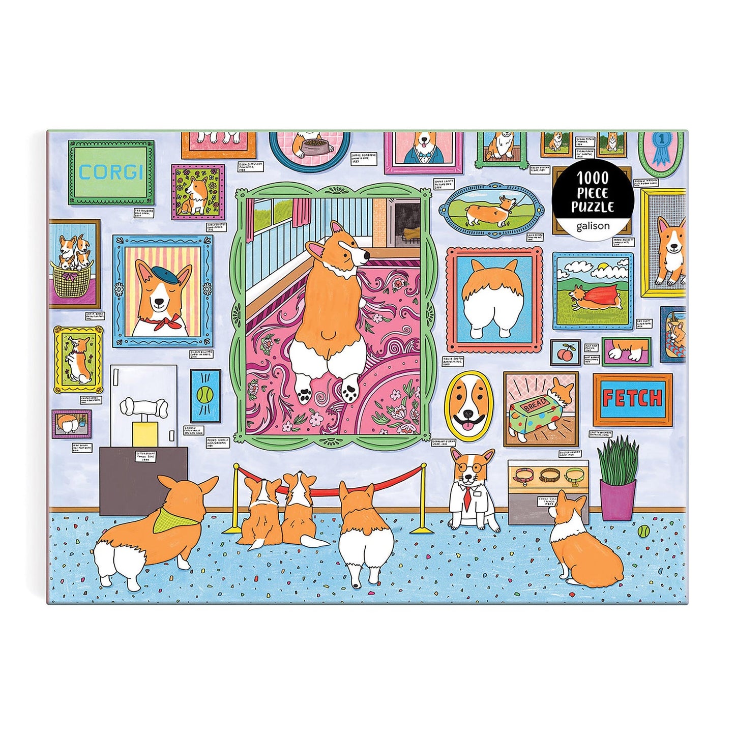 Galison - Museum of the Corgi 1000pc Puzzle