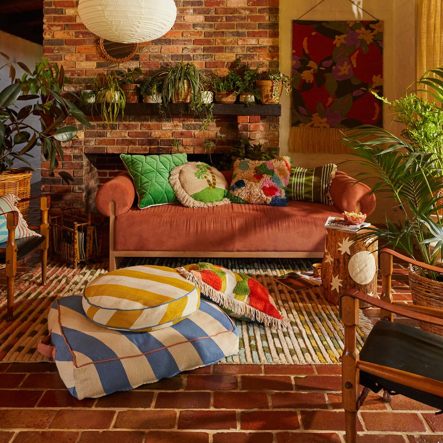 Sage X Clare - Palo Alto Floor Cushion - Freesia