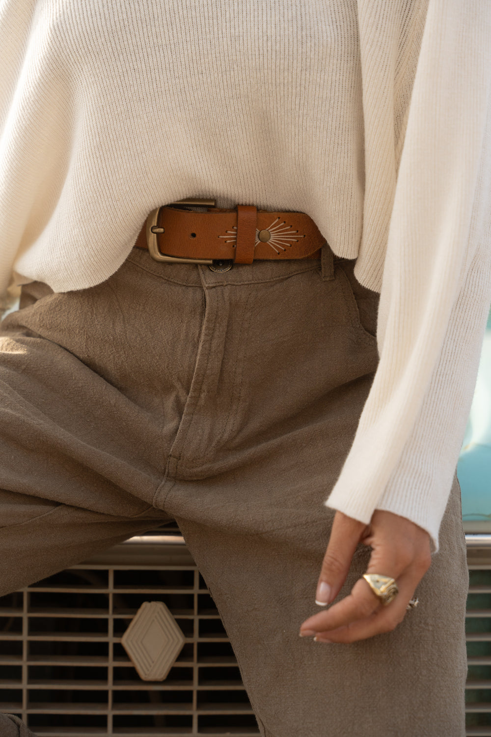 Ottway The Label - Soleil - Handcrafted Leather Waist Belt